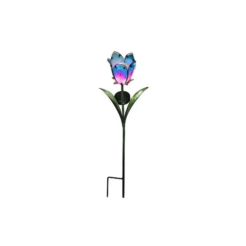 Solar Tulip Stake-Blue/Pink