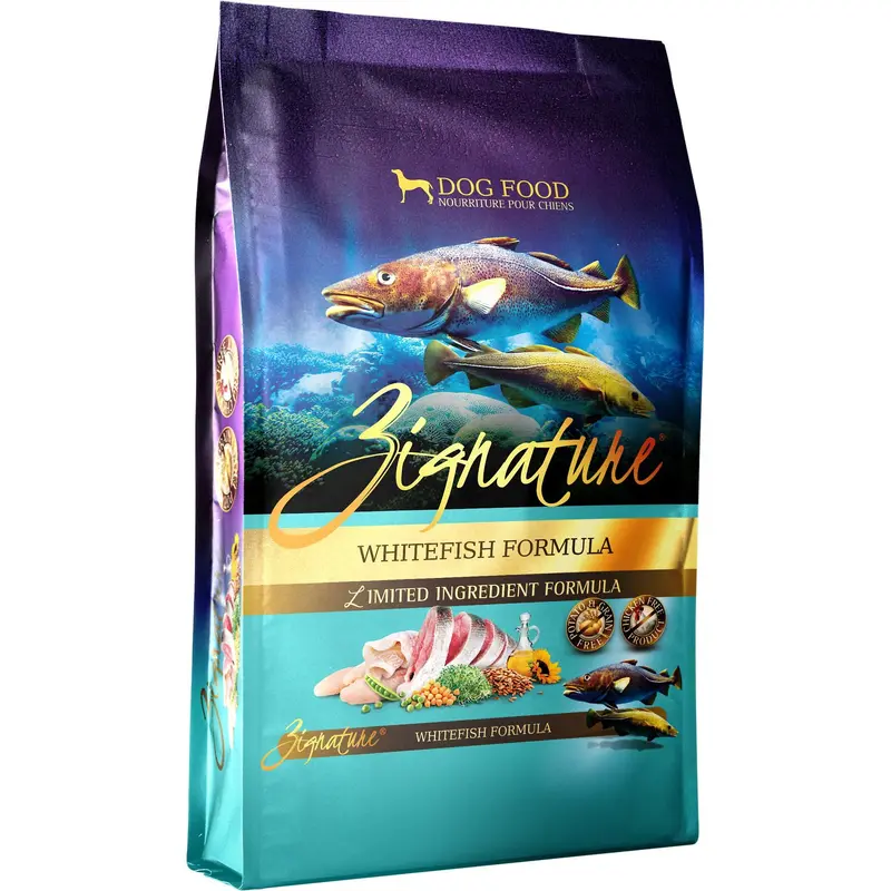 Zignature Whitefish Formula Dog Food, 13.5 LB
