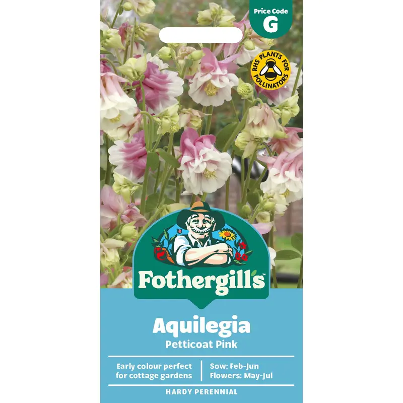 Fothergills Aquilegia Petticoat Pink Seeds