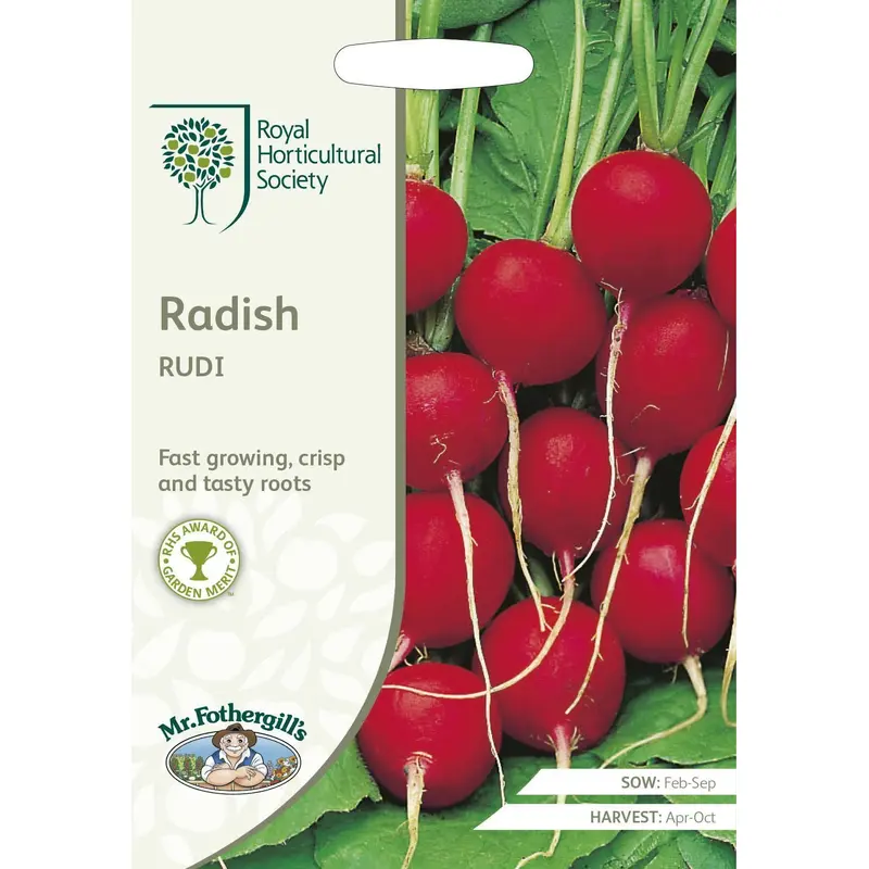 Mr Fothergills RHS Radish Rudi 500 Seeds