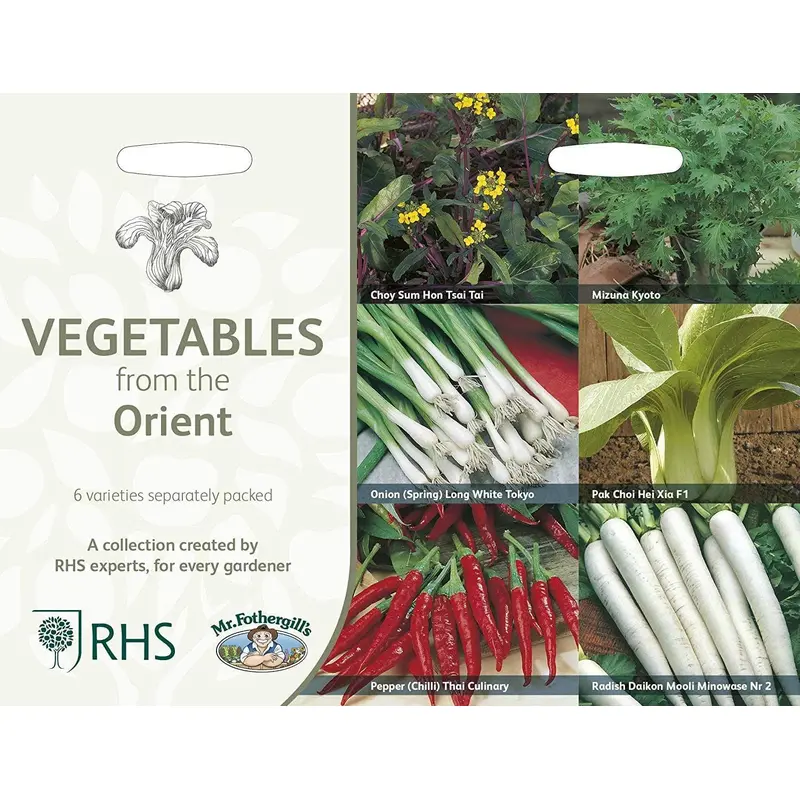 Mr Fothergills RHS Vegetables From The Orient Collection - Seeds