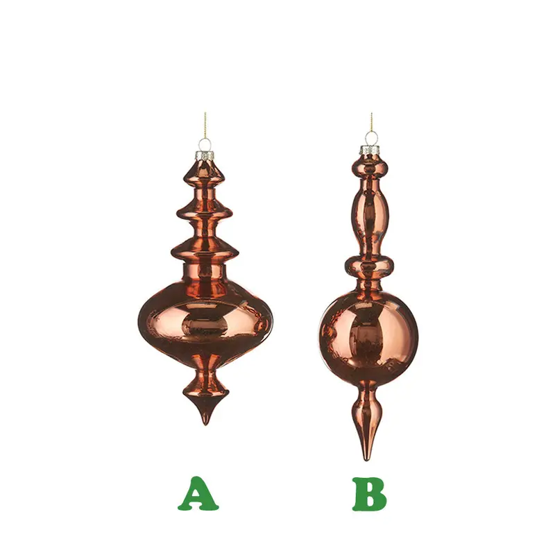 Raz Imports, Copper Finial Ornament, Assorted and Sold Separately