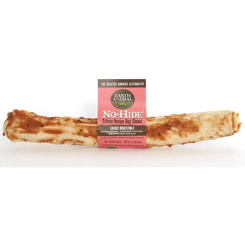 Earth Animal No-Hide, 11" Dog Chew, Salmon