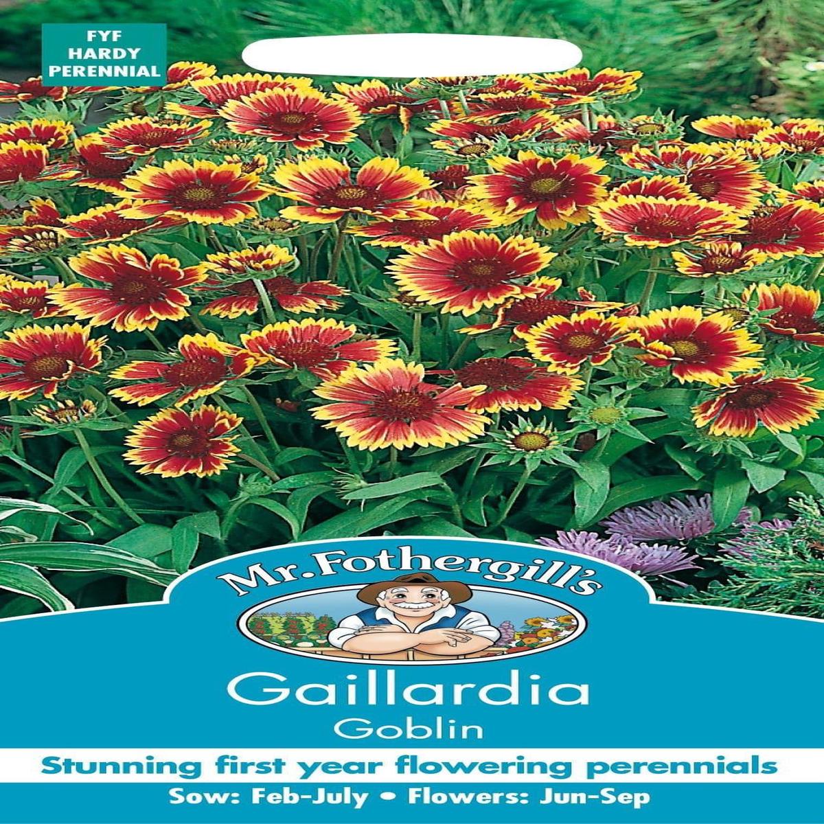 Mr Fothergills Gaillardia Goblin 100 Seeds