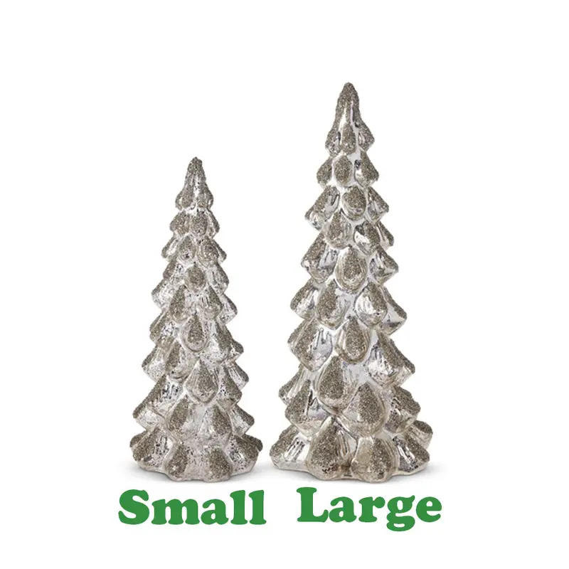 Raz Imports, Glittered Glass Trees