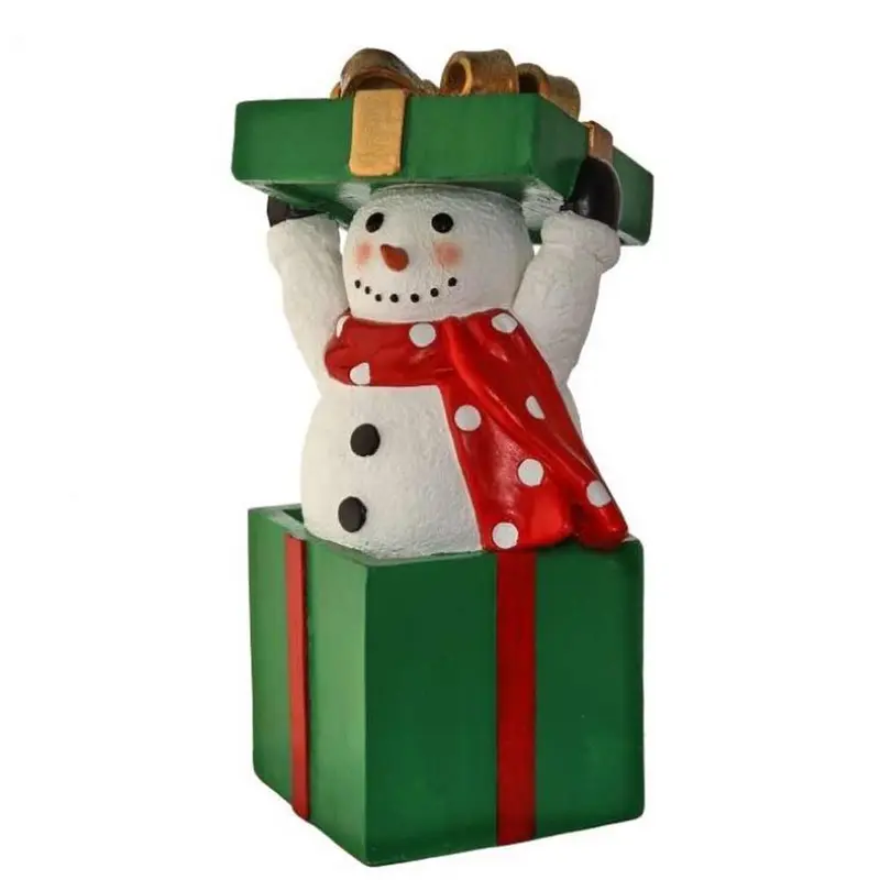 Regency, Outdoor Snowman Kneel Giftbox, 25"