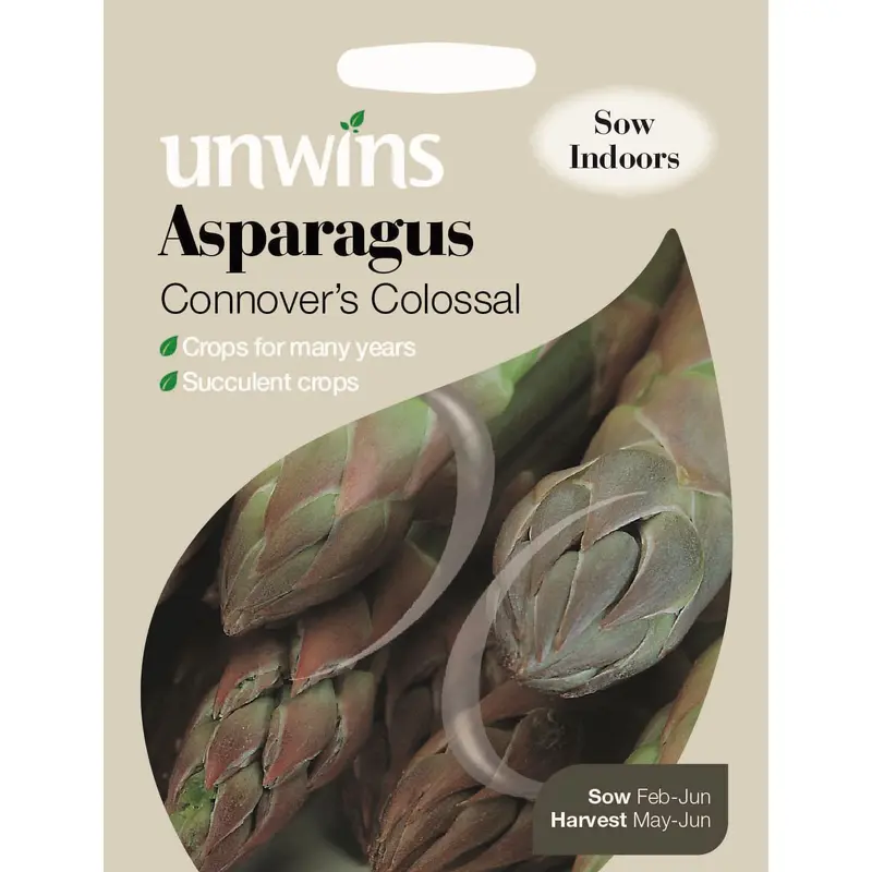 Unwins Asparagus Connover's Colossal 120 Seeds