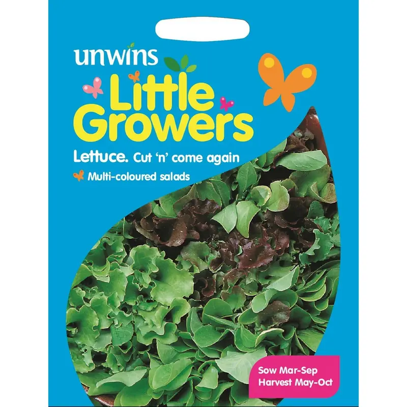 Unwins Little Growers Lettuce Cut 'n' Come Again 500 Seeds