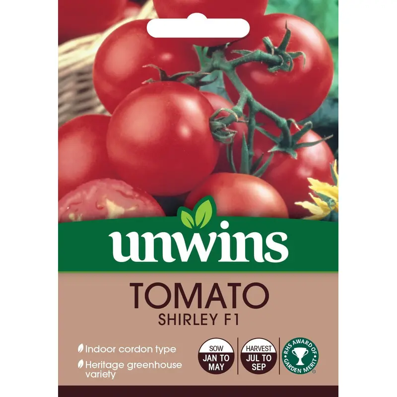 Unwins Tomato Shirley F1 Hybrid 12 Seeds