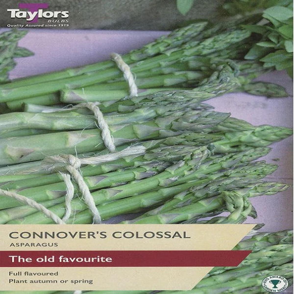 Asparagus Crowns  2 Crown Packs (Connovers Colossal, Gijnlim F1, Pacific Purple) - Connovers Colossal