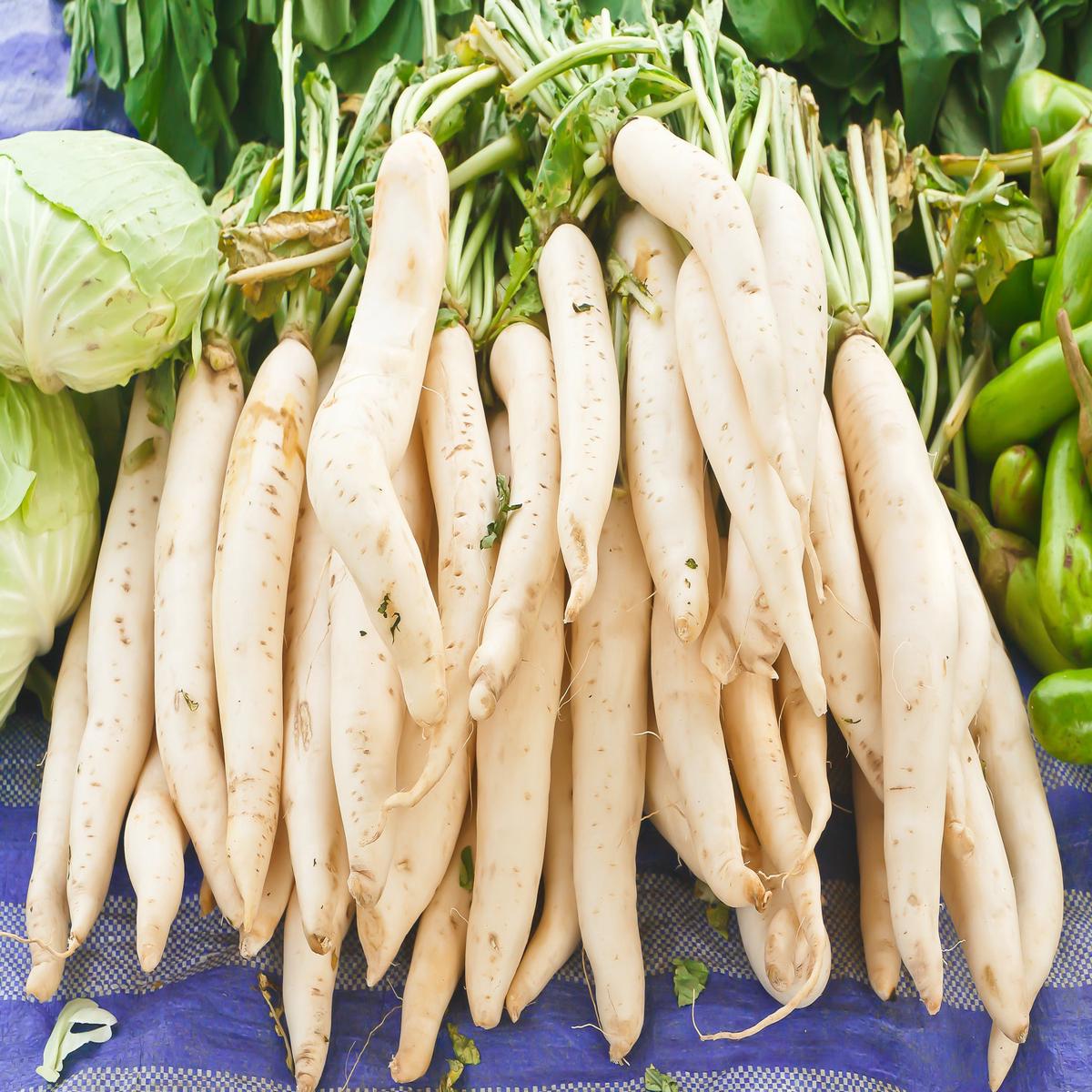 Suffolk Herbs Radish White Icicle 1000 Seeds