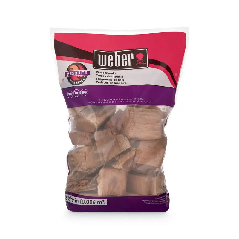 Weber Mesquite Wood Chunks, 4 LB