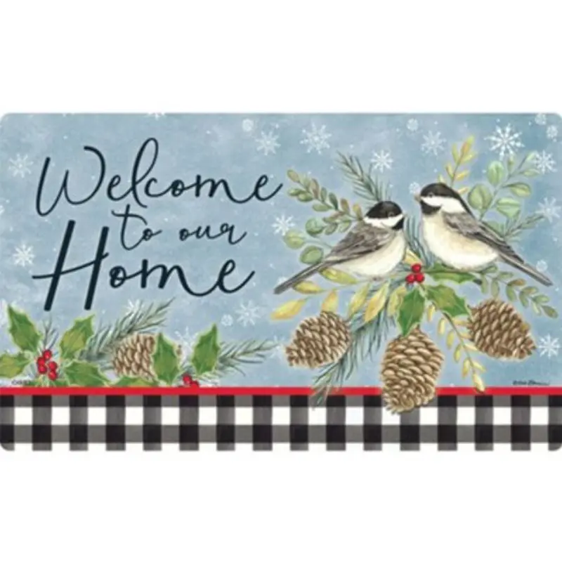 Carson, Winter Chickadees Mat
