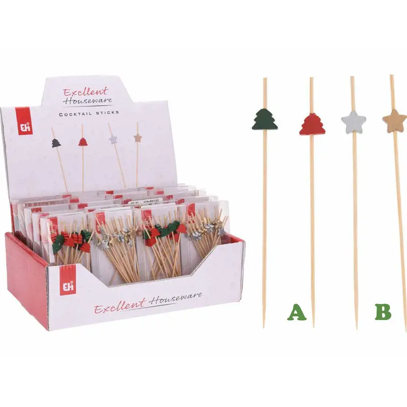 Koopman, Cocktail Bamboo Sticks, 20PC, Assorted & Sold Separately