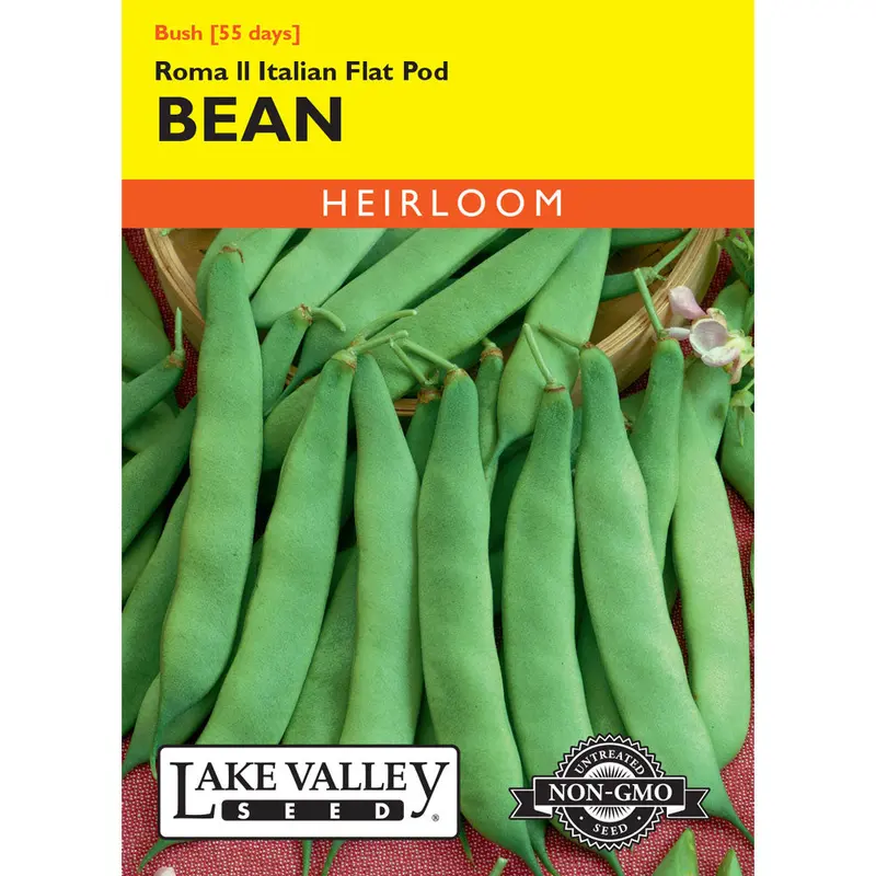 Lake Valley, Bean (Bush), Roma II Italian Flat Pod