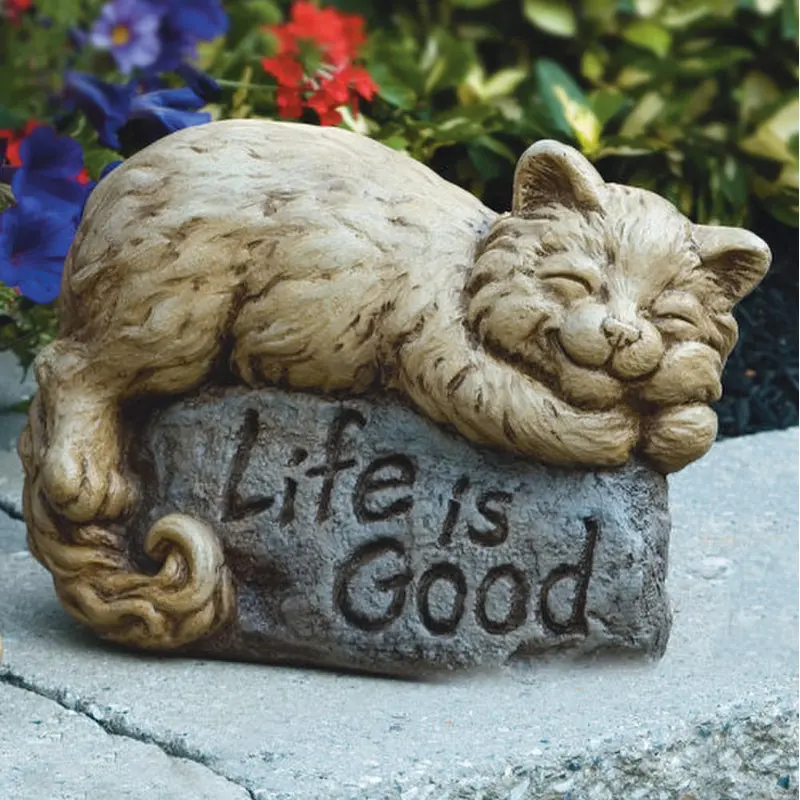 Massarelli's, Life Is Good Louie Cat Garden Statue