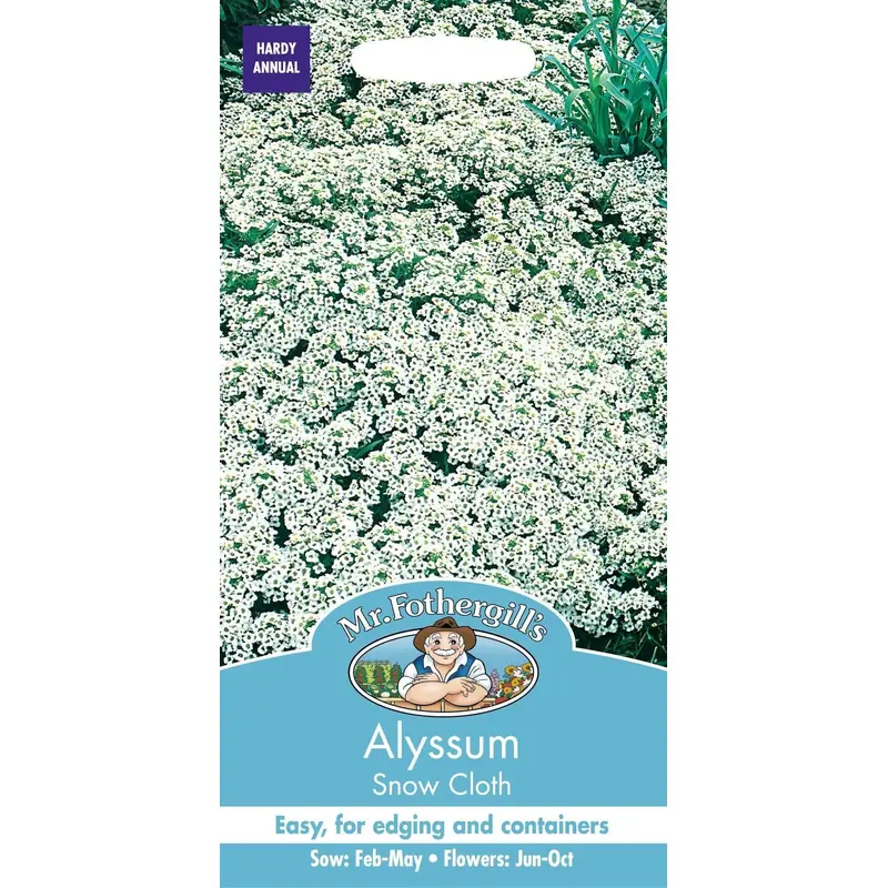 Mr Fothergills Alyssum Snow Cloth 1250 Seeds
