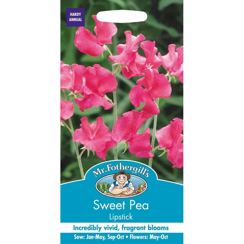 Mr Fothergills Sweet Pea Lipstick 20 Seeds