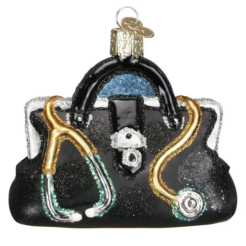 Old World Christmas Doctor's Bag Ornament