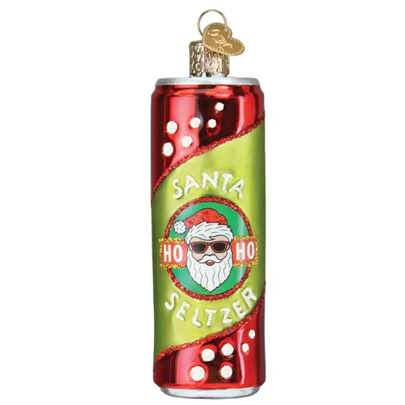Old World Christmas, Santa Seltzer Ornament