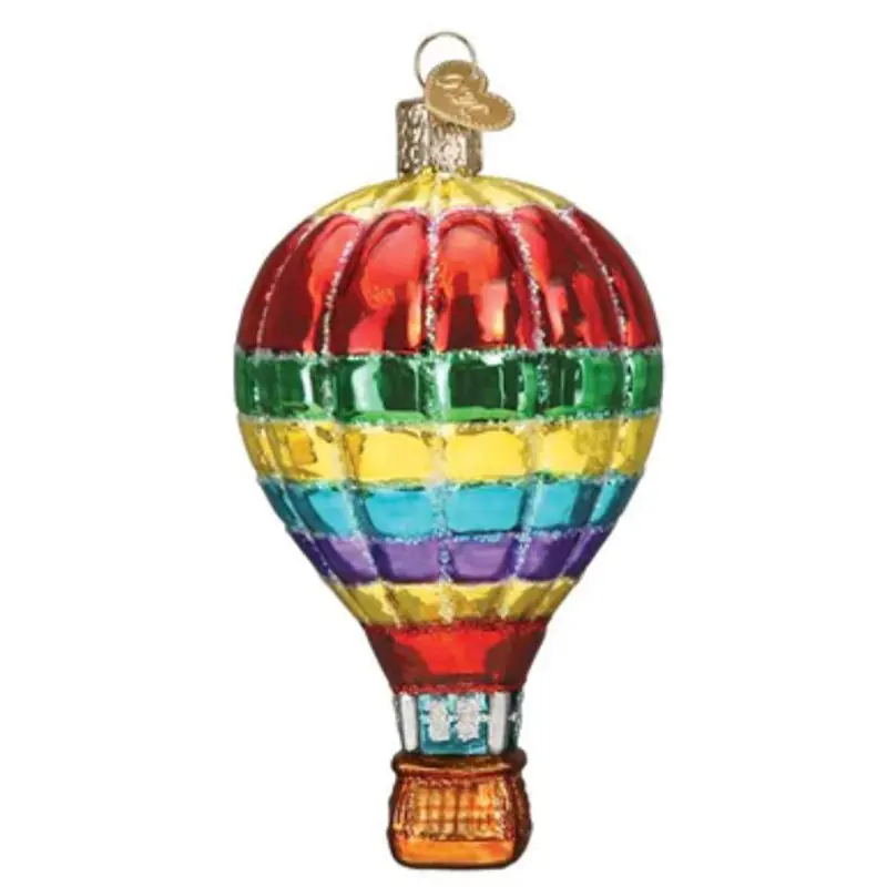 Old World Christmas, Vibrant Hot Air Balloon Ornament