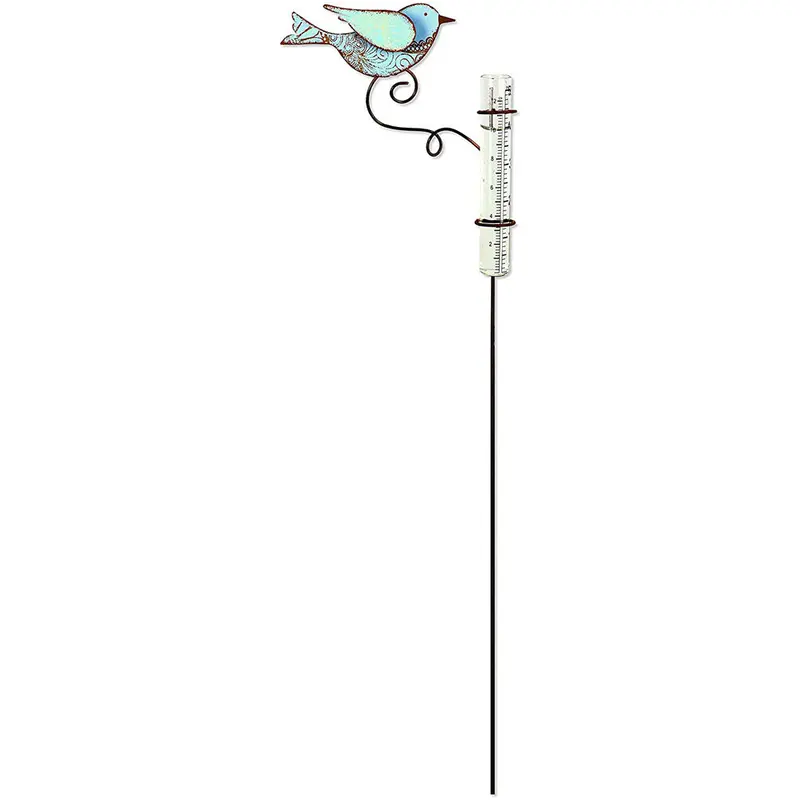 Sunset Vista, Paisley Bird Rain Gauge, 23"