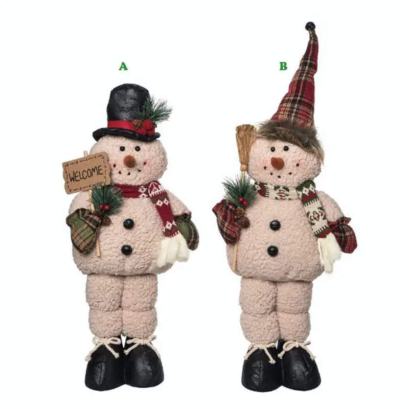 Transpac, Snowman Rustic Standing Snowman, Assorted and Sold Separately