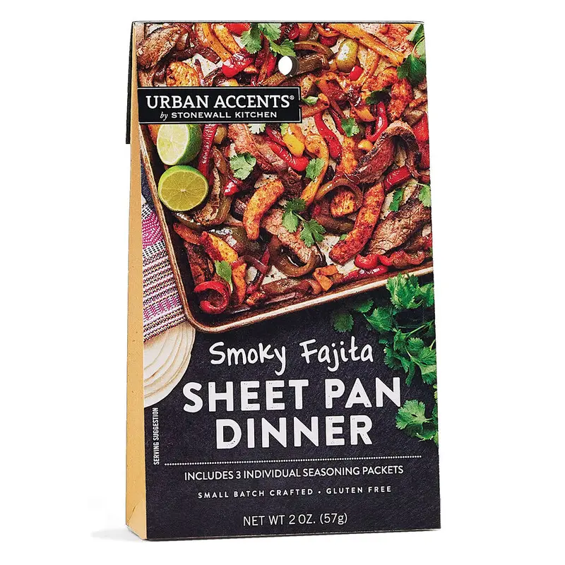 Urban Accents, Smoky Fajita Sheet Pan Dinner