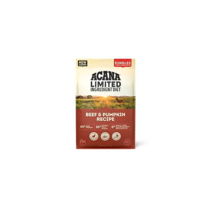 Acana - Singles Beef & Pumpkin Recipe, 25lbs