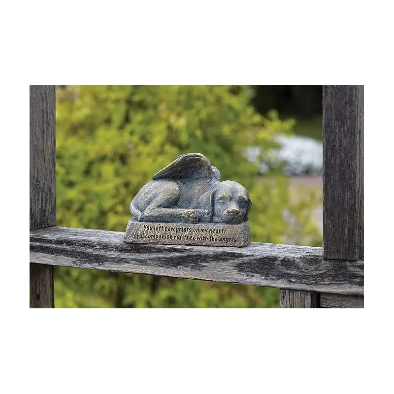 Dog Angel Garden Statue