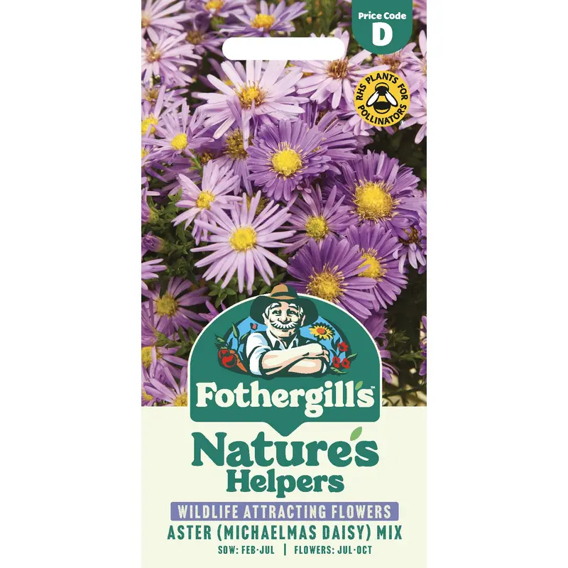 Fothergills Nature Haven Aster (Michaelmas Daisy) Mix Seeds