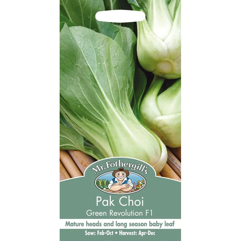 Mr Fothergills Pak Choi Green Revolution F1 175 Seeds