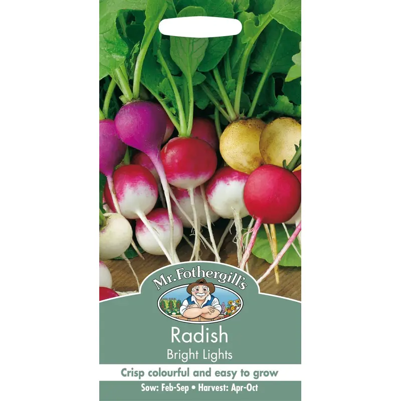 Mr Fothergills Radish Bright Lights 400 Seeds