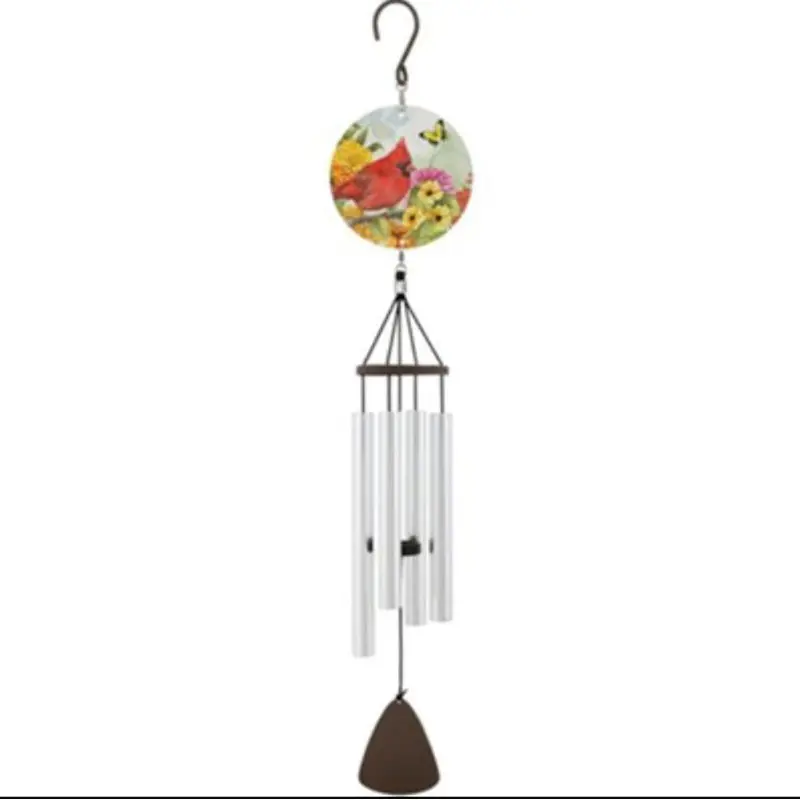 Carson Home Accents, Cardinal Birdsong 27" Wind Chime