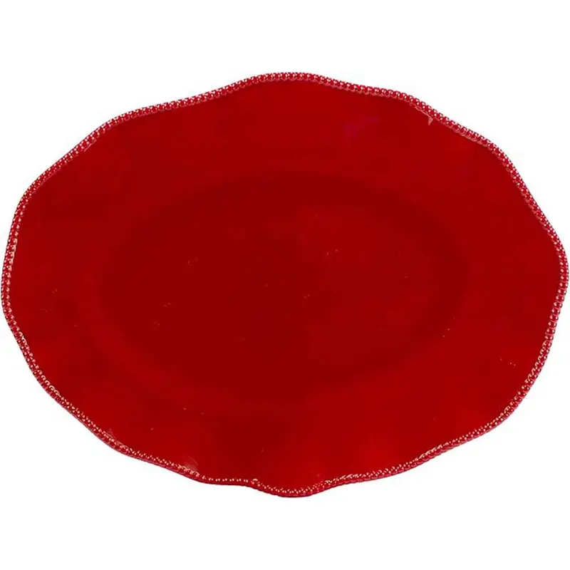 Certified International, Perlette Red Oval Platter
