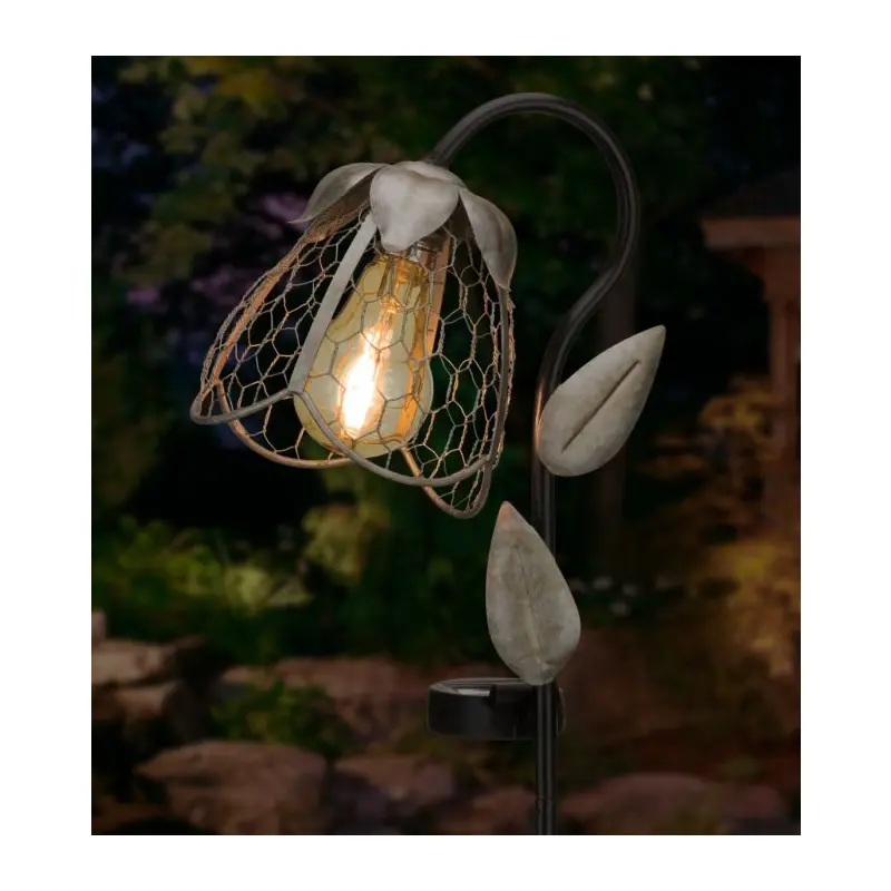 Edison Solar Stake - Flower Down