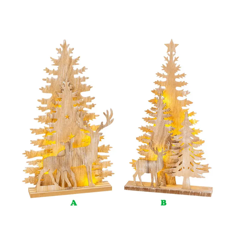 Gerson Tree Tabletop Laser Cut, Battery Operated, Assorted Sold Individually