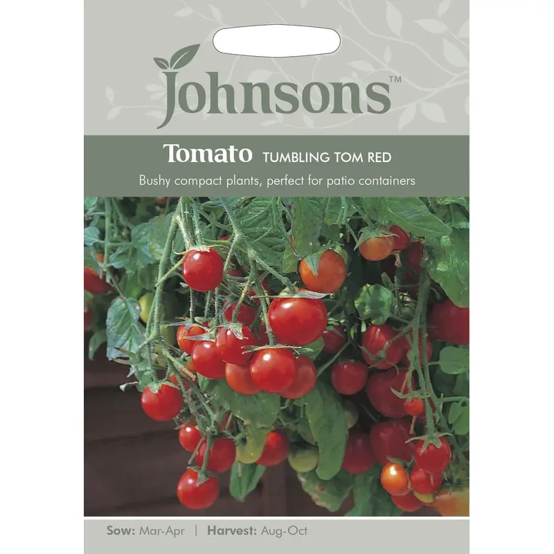 Johnsons Tomato Tumbling Tom Red 20 Seeds