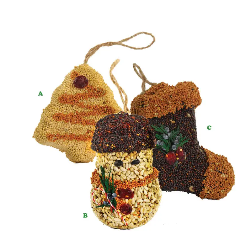 Mr. Bird, Christmas Shapes, Singles, Assorted and Sold Separately