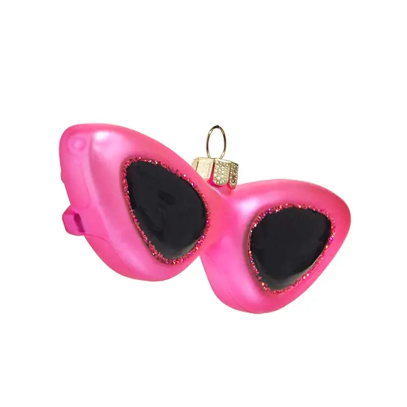 RAZ, Retro Pink Sunglasses Ornament, 4.5"