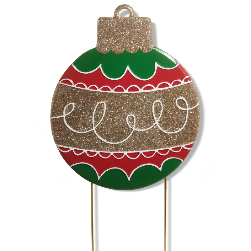 35.25" Multicolor Ornament Yard Stake