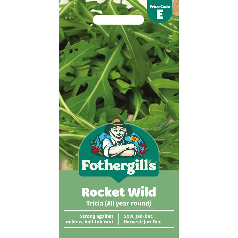 Fothergills Rocket Wild Tricia (All Year Round) Seeds
