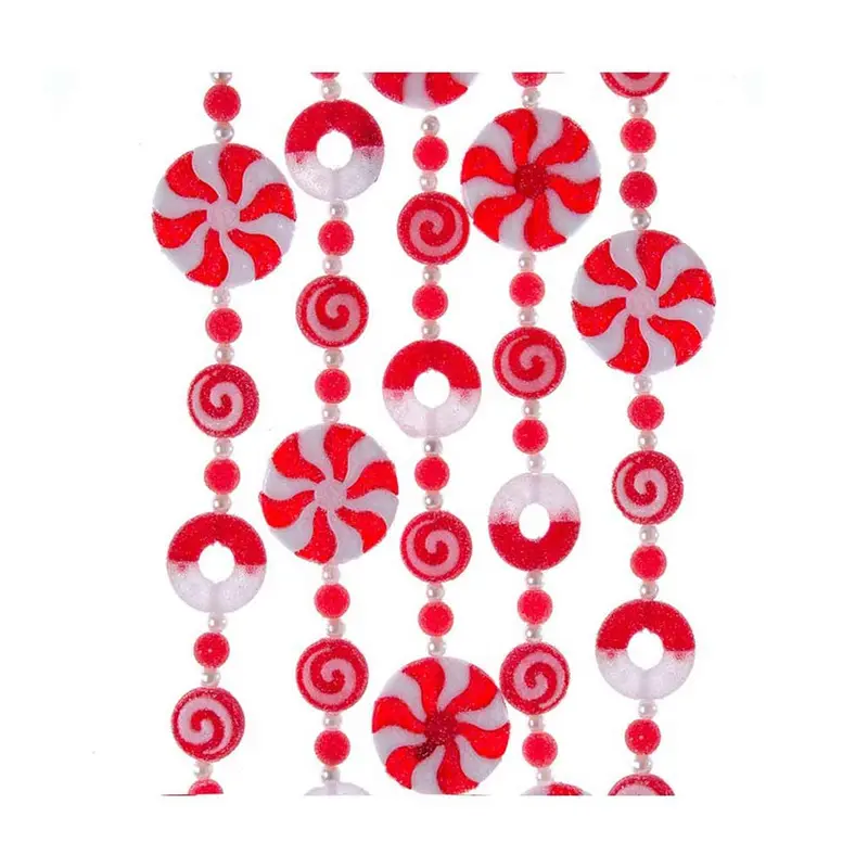 Kurt Adler, Peppermint Candy Garland 6'