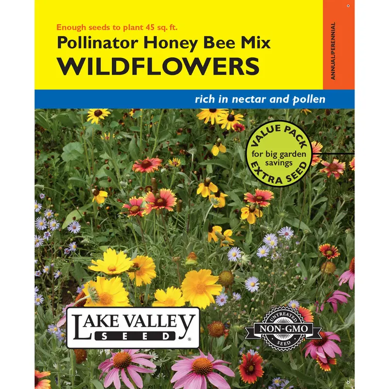 Lake Valley, Wildflowers, Pollinator Honey Bee Mix
