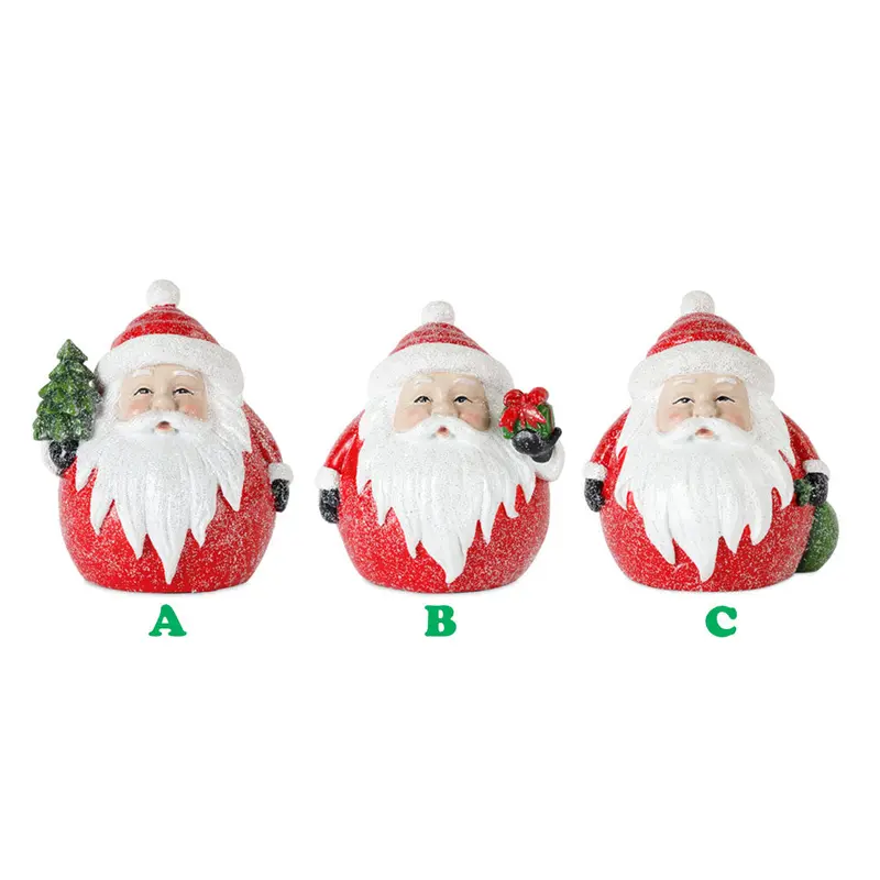 Melrose International, 5" Resin Santa, Assorted & Sold Separately