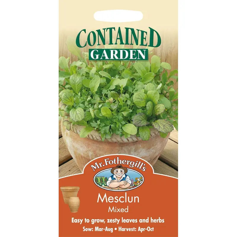 Mr Fothergills Salad Mesclun Mixed 500 Seeds