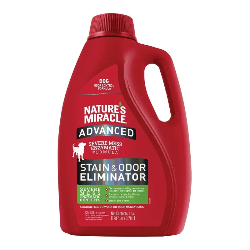 Nature's Miracle Advanced Stain and Odor Remover Pour, 128 oz.