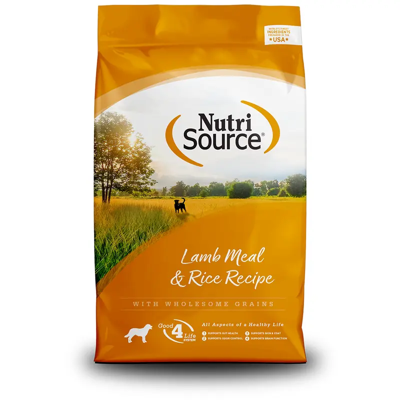 NutriSource Lamb Meal & Rice Formula, 30 LB