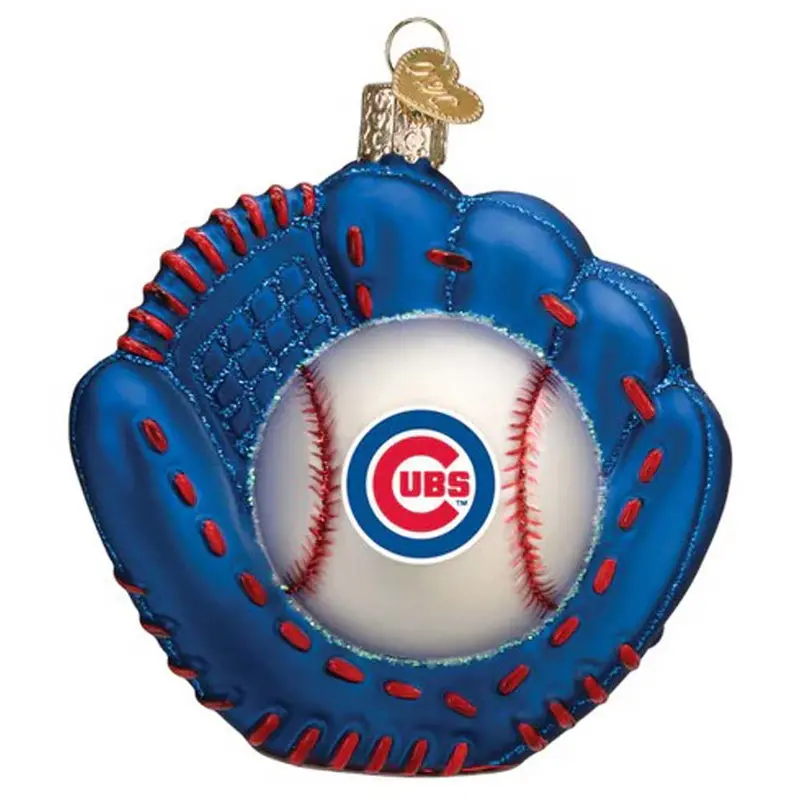 Old World, Chicago Cubs Baseball Mitt Ornament