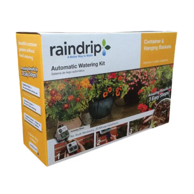 Raindrip Automatic Watering Kit For Containers and Hanging Baskets